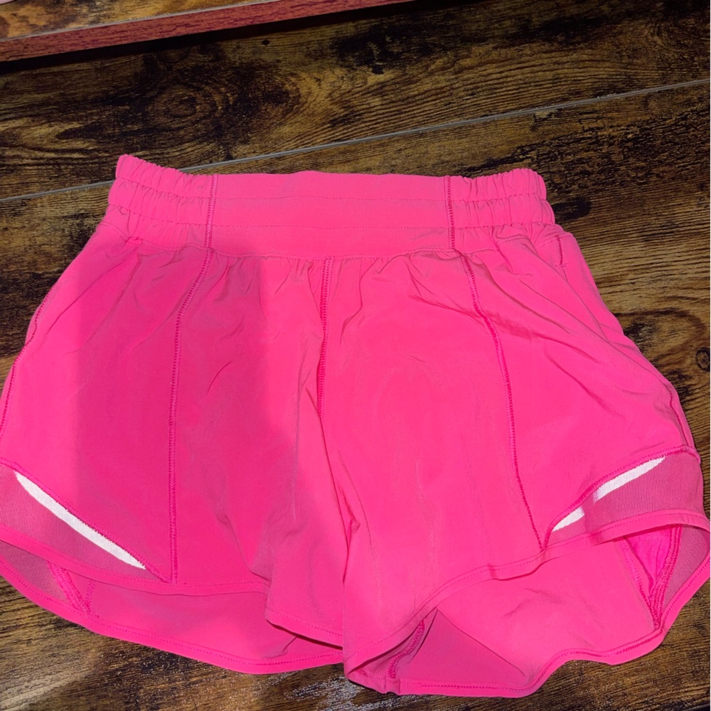 Lululemon pink shorts. Size 2. Worn once.